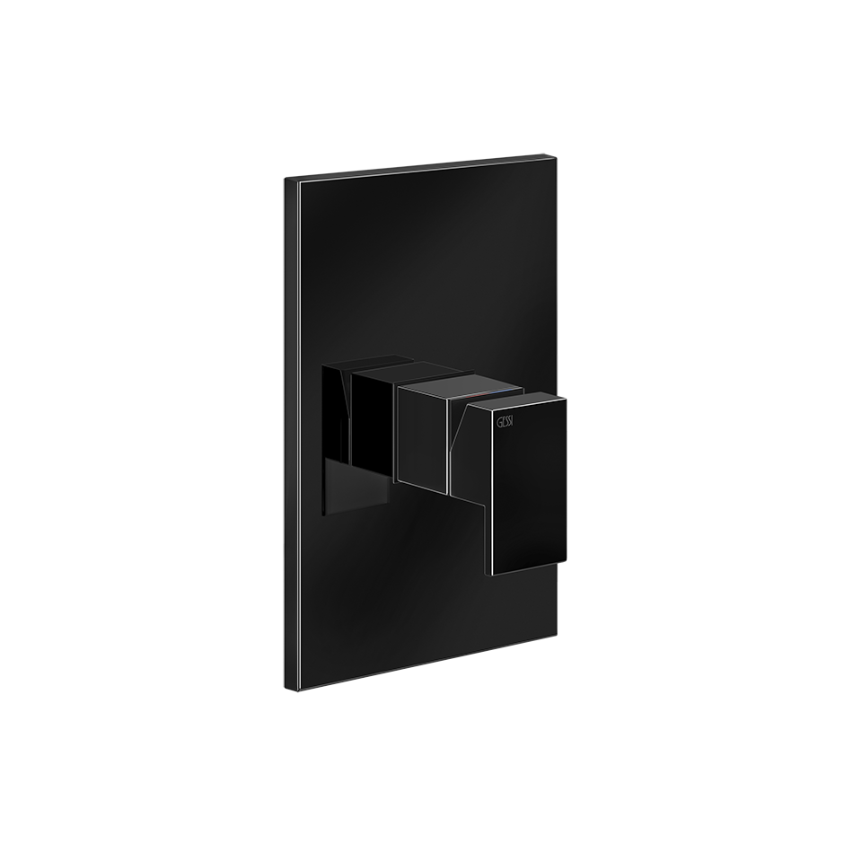 Rettangolo Shower Mixer - 44602 Bathroom Accessories GESSI Black Metal PVD