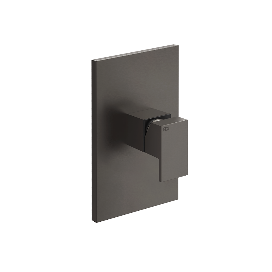 Rettangolo Shower Mixer - 44602 Bathroom Accessories GESSI Black Metal Brushed PVD