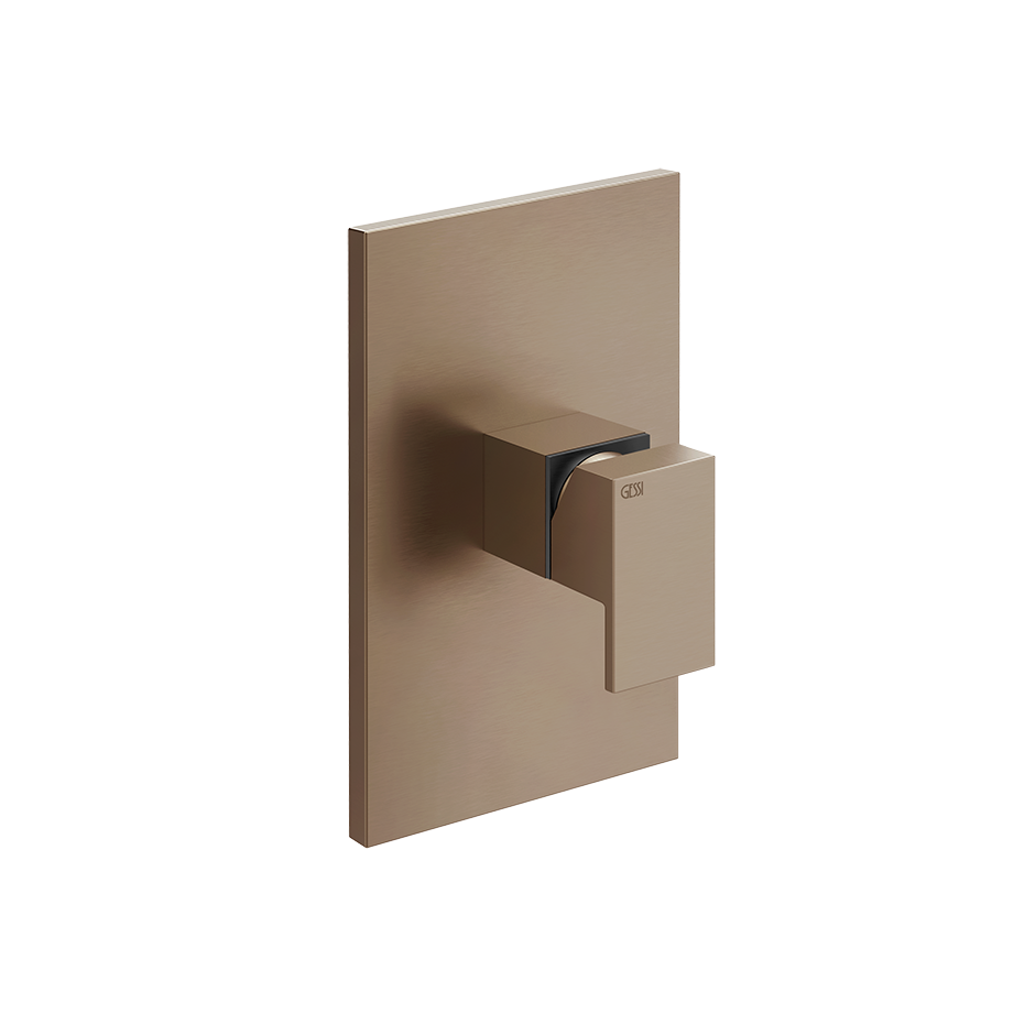 Rettangolo Shower Mixer - 44602 Bathroom Accessories GESSI Copper Brushed PVD