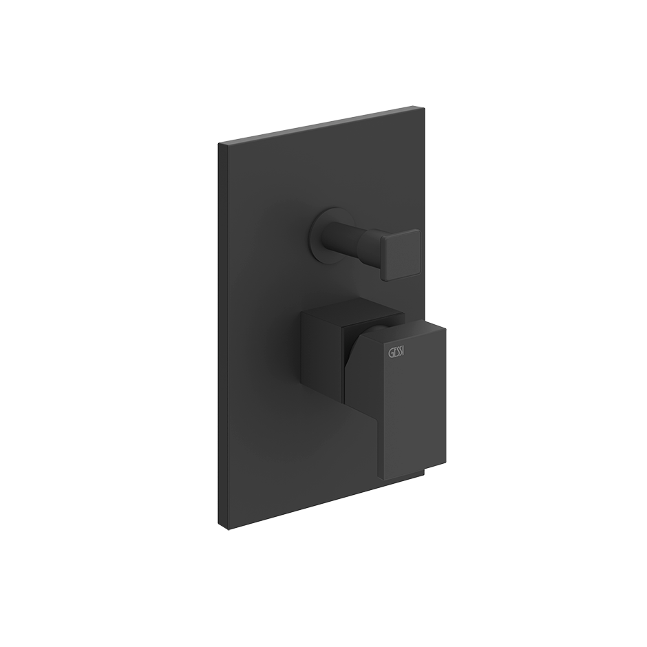 Rettangolo Shower Mixer - 44604 Bathroom Accessories GESSI Matte Black