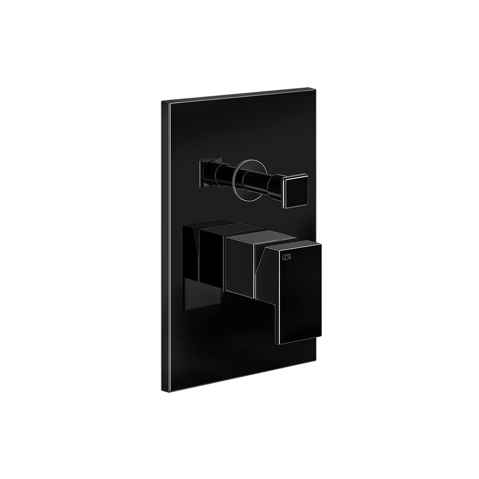 Rettangolo Shower Mixer - 44604 Bathroom Accessories GESSI Black Metal PVD