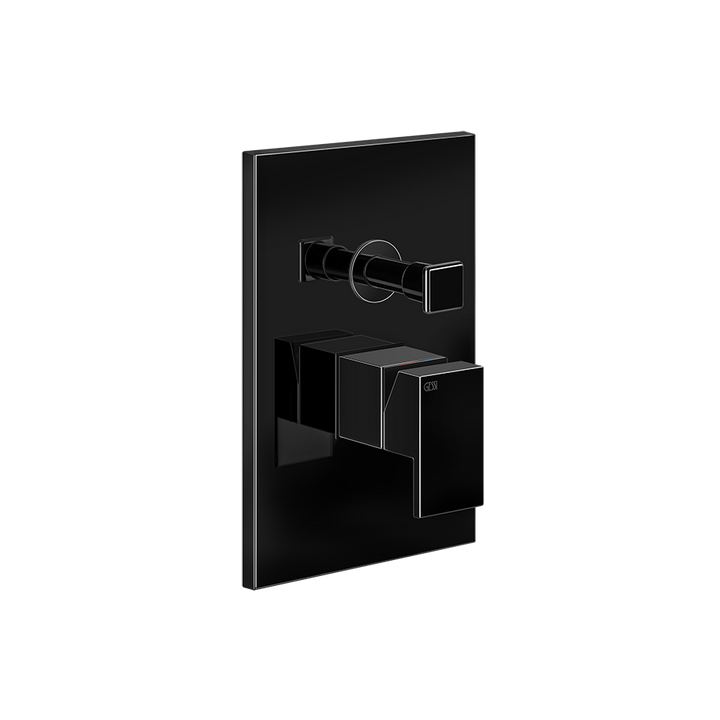 Rettangolo Shower Mixer - 44604 Bathroom Accessories GESSI Black Metal PVD