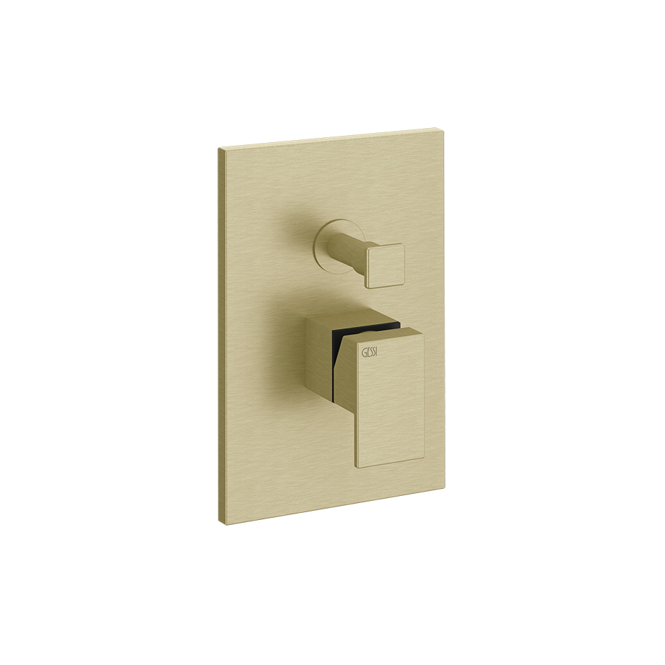 Rettangolo Shower Mixer - 44604 Bathroom Accessories GESSI Brass Brushed PVD
