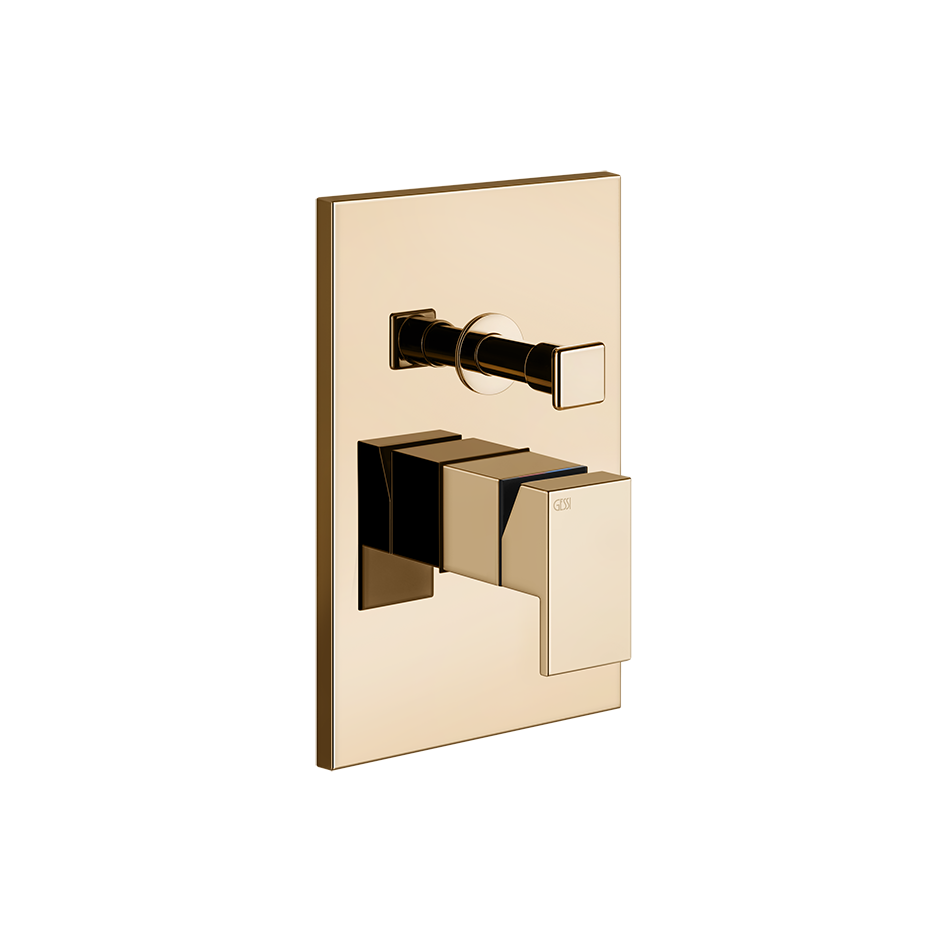 Rettangolo Shower Mixer - 44604 Bathroom Accessories GESSI Warm Bronze PVD