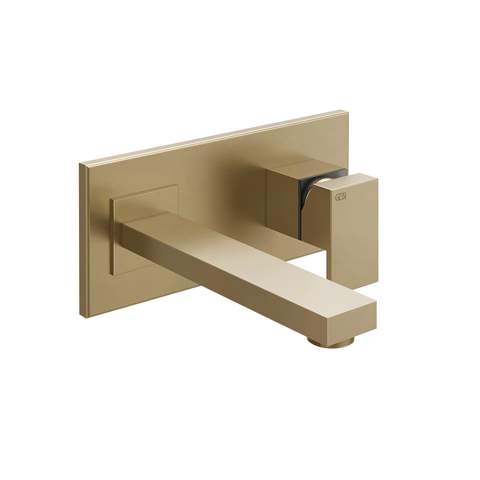 Rettangolo Bath Mixer - 44836 Bathroom Accessories GESSI Warm Bronze Brushed PVD