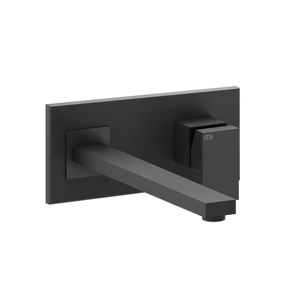Rettangolo External parts for built-in mixer with long spout, without waste - 44838 Built In Parts GESSI