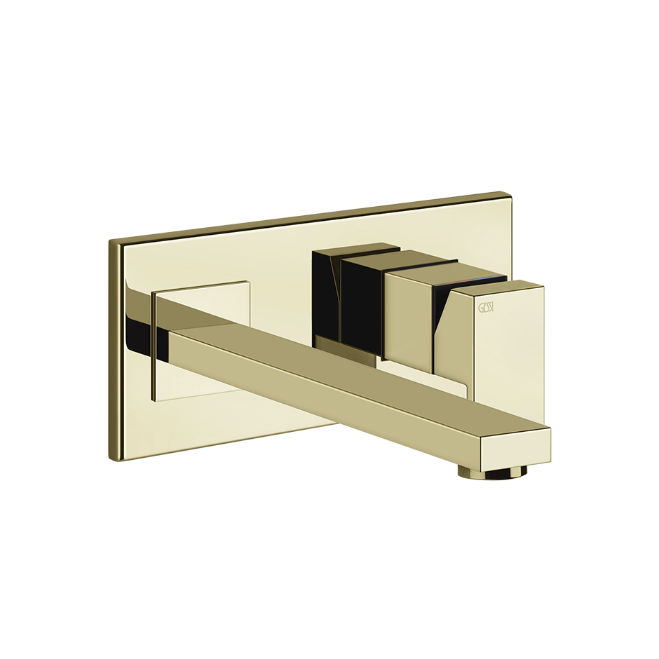 Rettangolo External parts for built-in mixer with long spout, without waste - 44838 Built In Parts GESSI