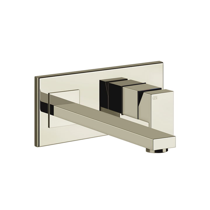 Rettangolo External parts for built-in mixer with long spout, without waste - 44838 Built In Parts GESSI