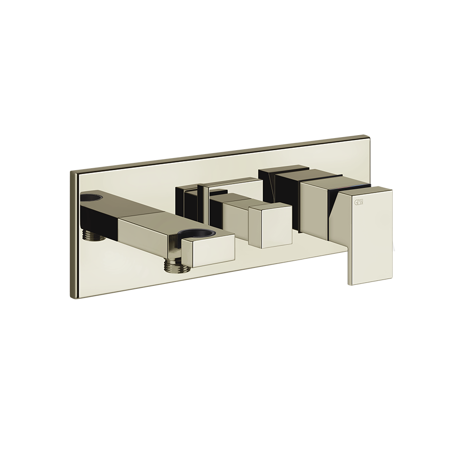 Rettangolo Shower Mixer - 44910 Bathroom Accessories GESSI Nickel PVD