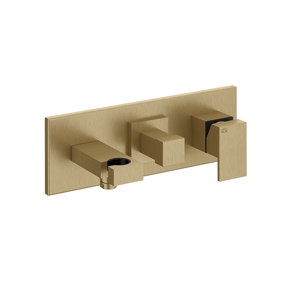 Rettangolo Shower Mixer - 44911 Bathroom Accessories GESSI Warm Bronze Brushed PVD