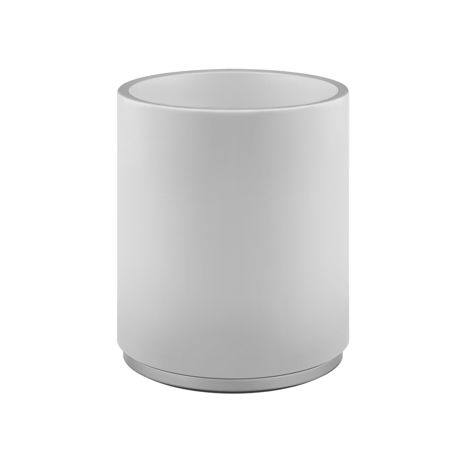 Anello Waste Paper Basket - 45590 Bathroom Accessories GESSI Matte White