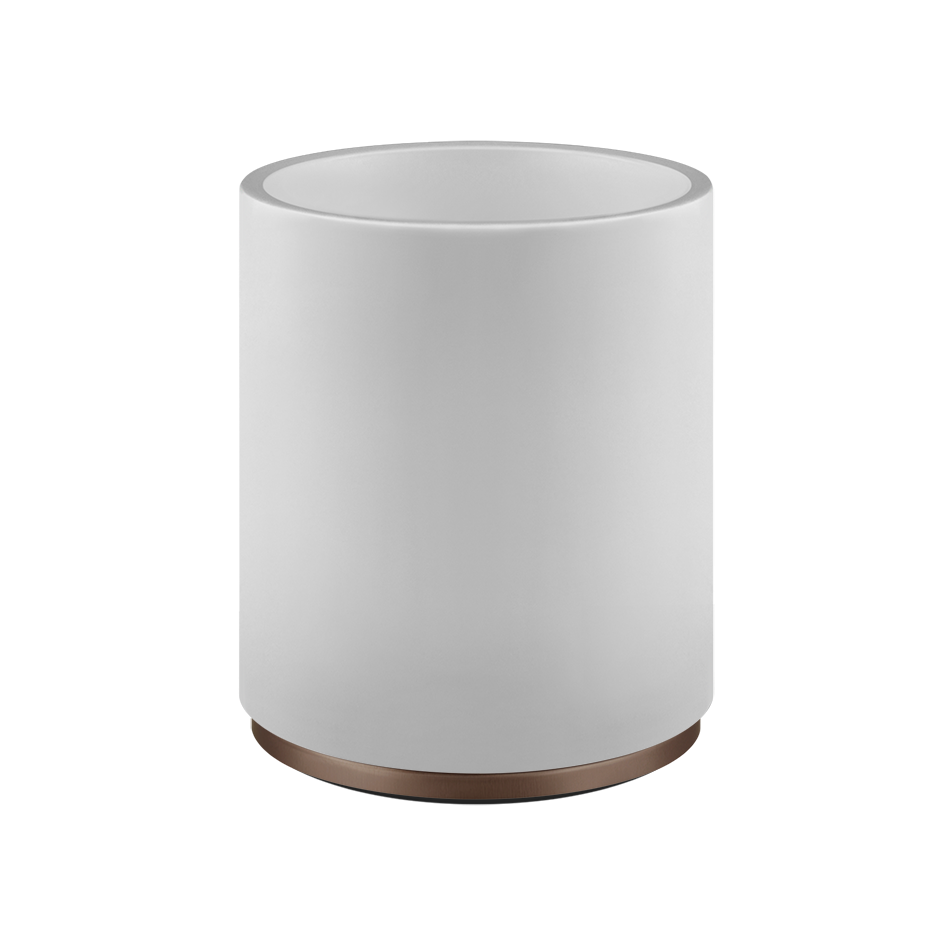 Anello Waste Paper Basket - 45590 Bathroom Accessories GESSI Copper Brushed PVD