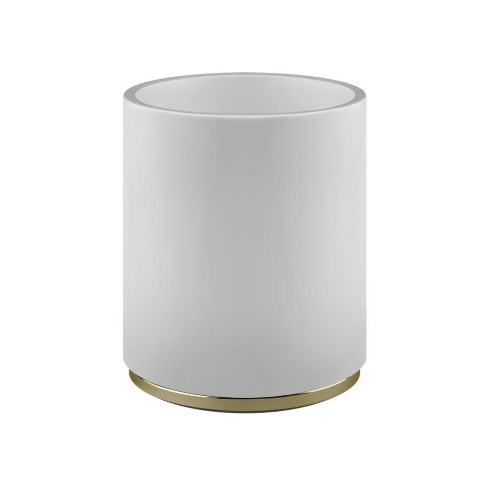 Anello Waste Paper Basket - 45590 Bathroom Accessories GESSI Brass PVD