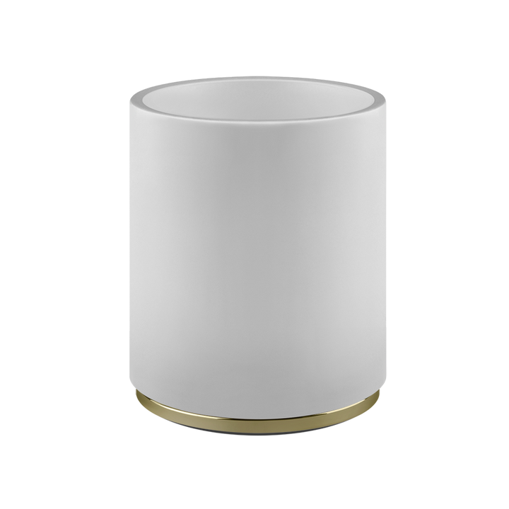 Anello Waste Paper Basket - 45590 Bathroom Accessories GESSI Brass PVD