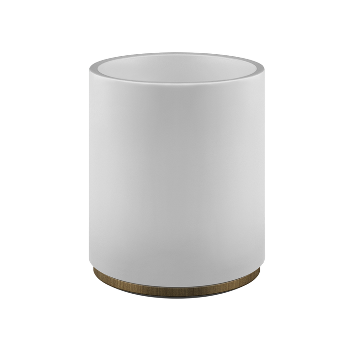Anello Waste Paper Basket - 45590 Bathroom Accessories GESSI Antique Brass