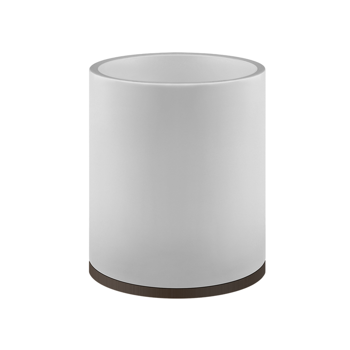 Anello Waste Paper Basket - 45590 Bathroom Accessories GESSI Dark Bronze
