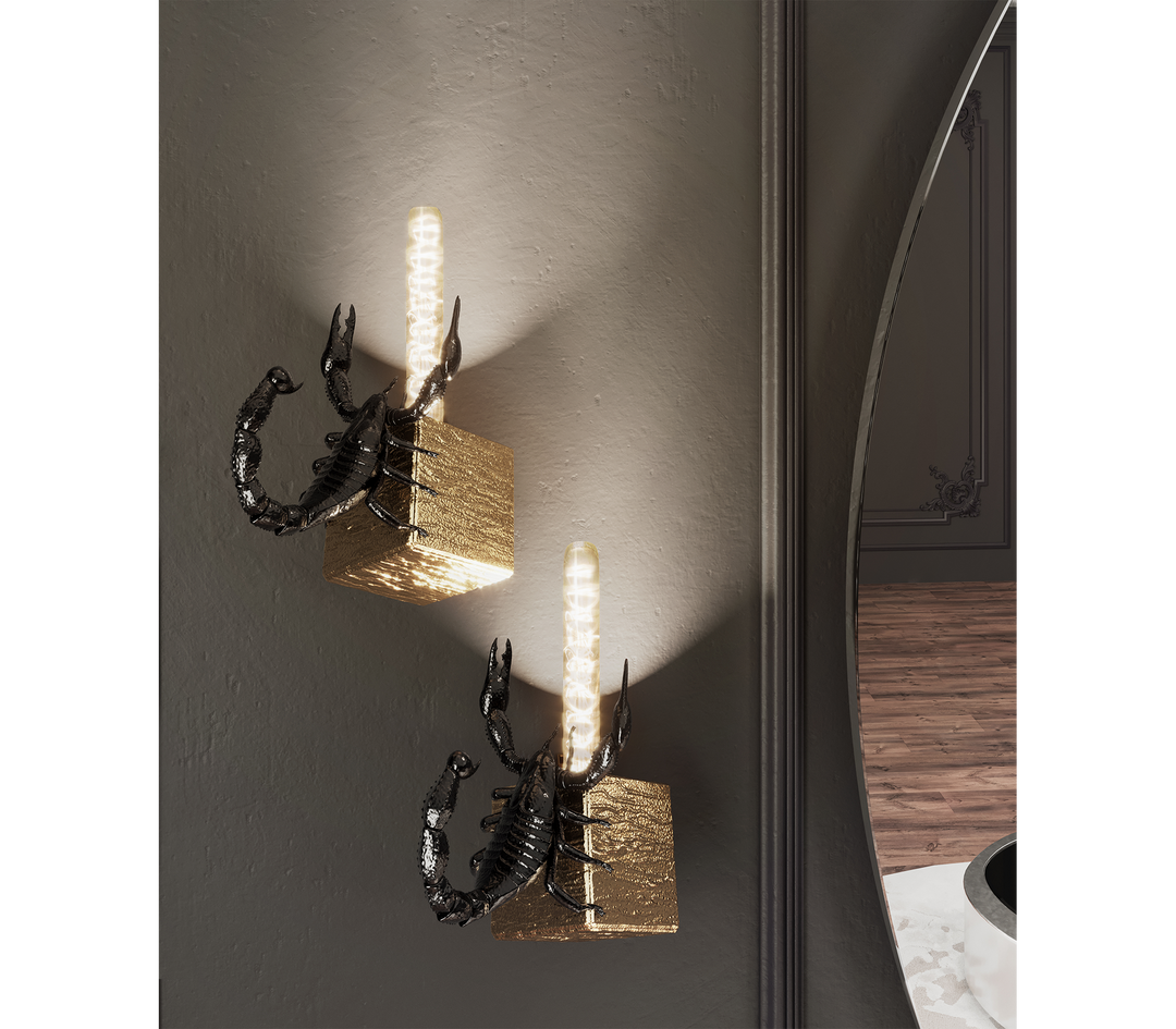 cubic small wall lamp Lighting Boca Do Lobo