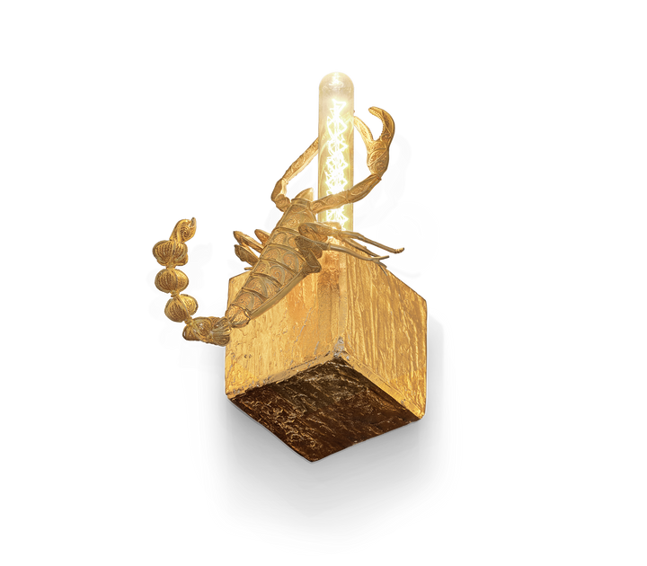 Cubic Filigree Scorpion Small Wall Lamp  Boca Do Lobo   