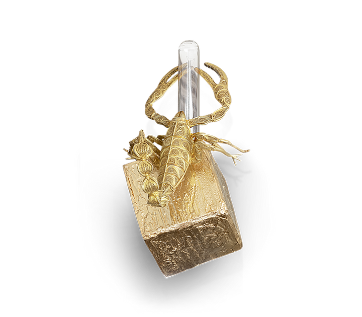 Cubic Filigree Scorpion Small Wall Lamp  Boca Do Lobo   