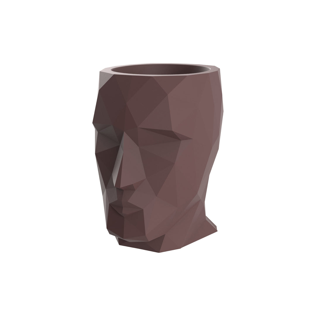 Adan Planter Outdoor Vondom Purjai Red Medium: 19.25 in width