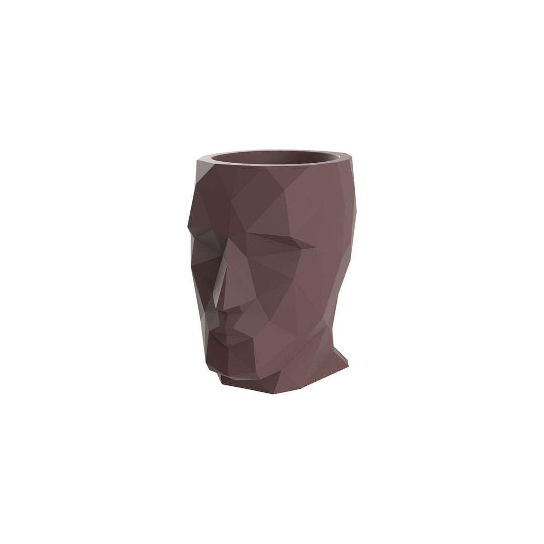 Adan Planter Outdoor Vondom Purjai Red Small: 11.75 in width