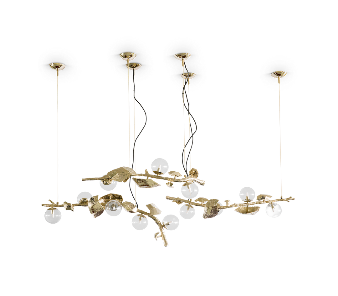 Hera Suspension Lamp  Boca Do Lobo Gold  