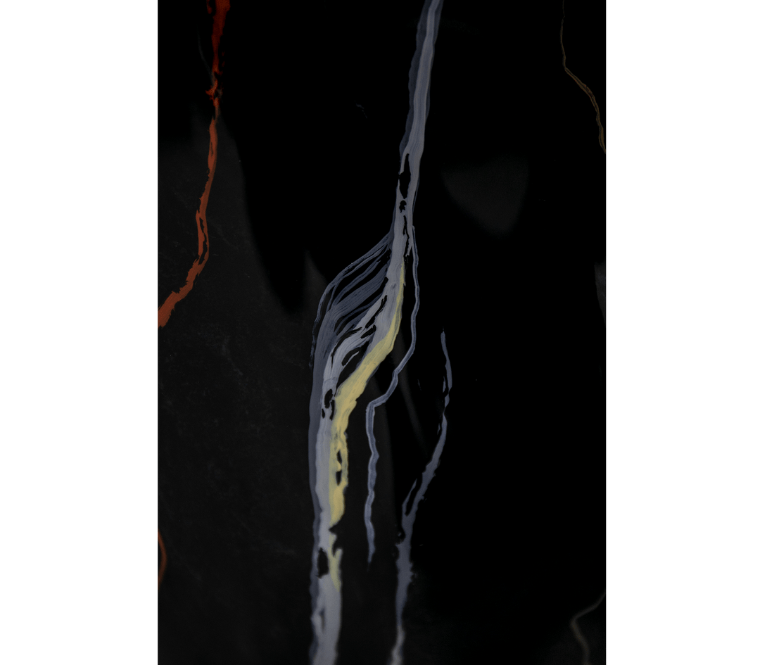 Monochrome Black Faux-Marble Side Table  Boca Do Lobo   