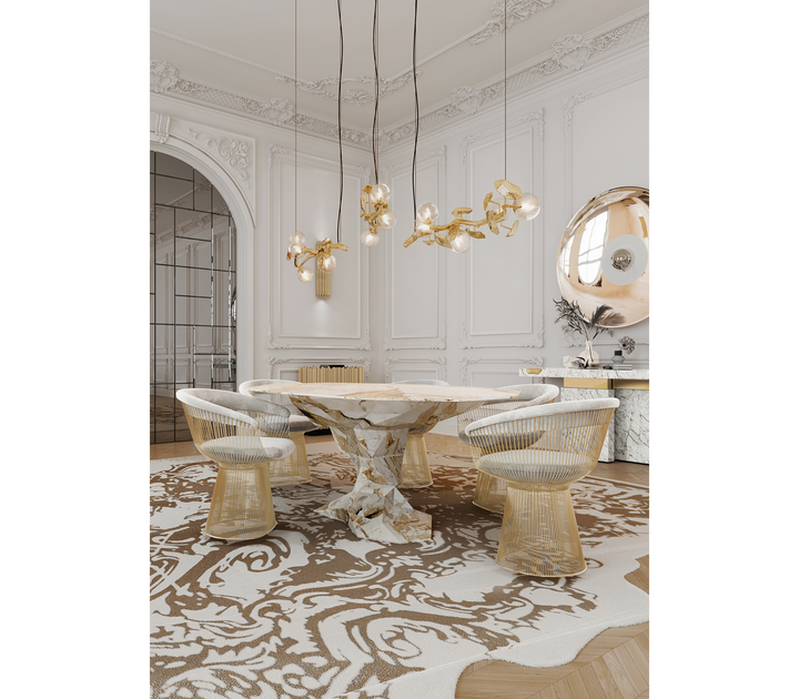 bonsai silver dining table - Image 34