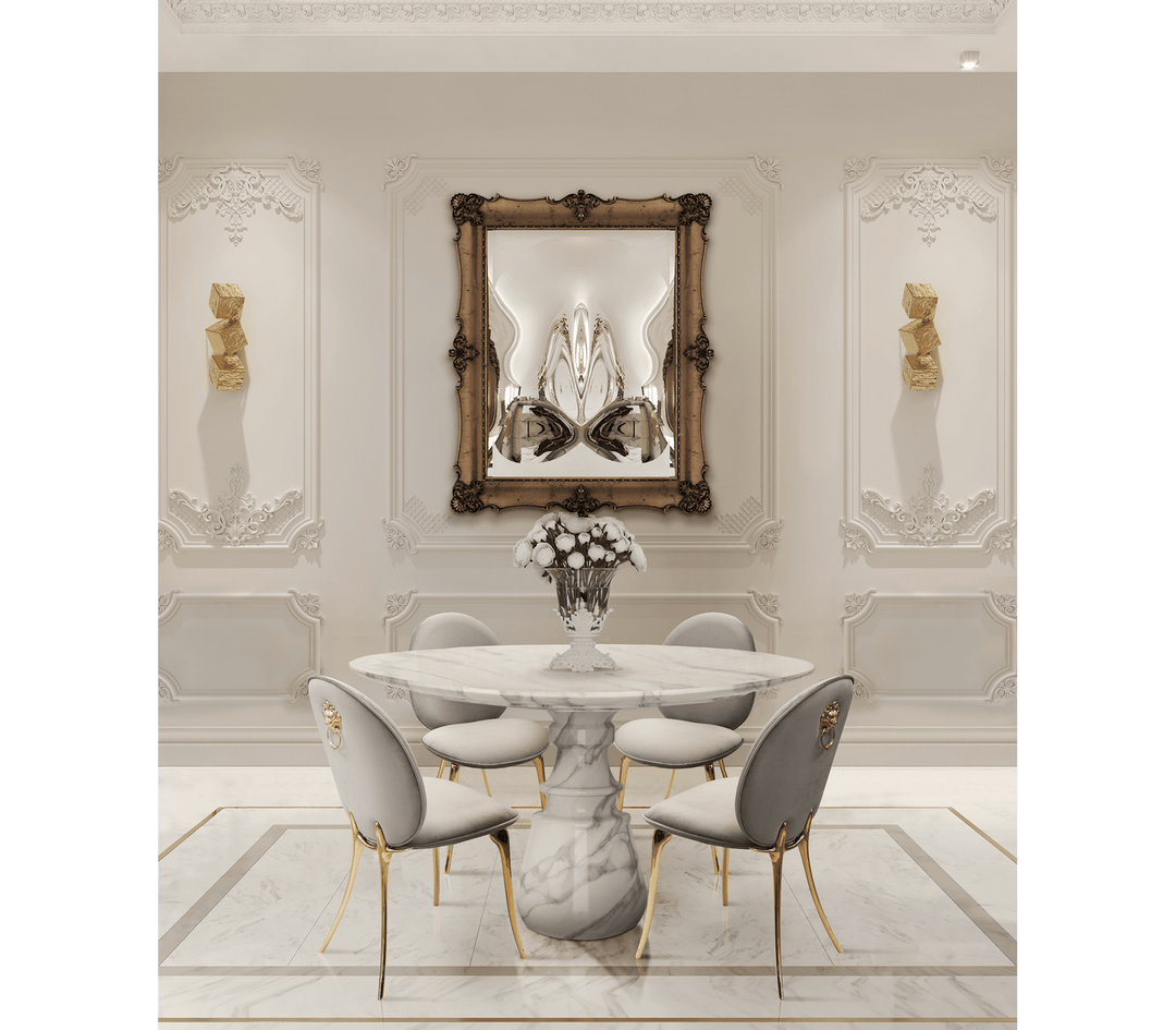 Pietra Round Estremoz Dining Table  Boca Do Lobo   