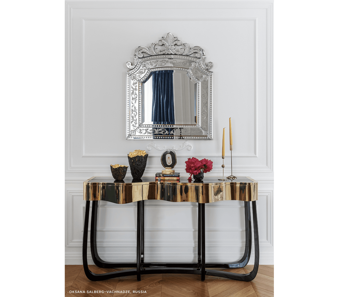 sinuous gold console Consoles Boca Do Lobo