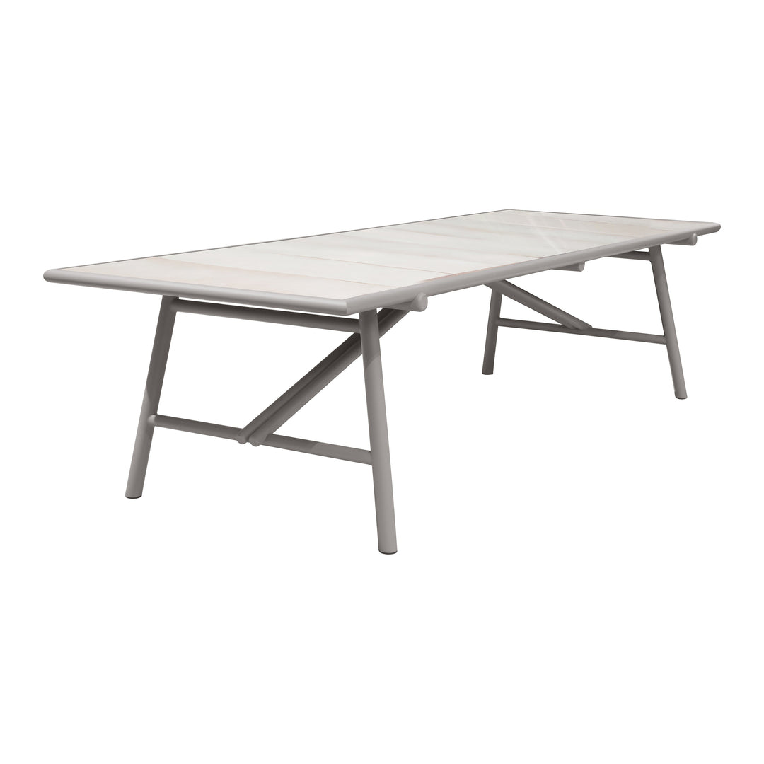 Sticks Outdoor Dining Table Tables Cane-line Sand Glazed Lava Stone Taupe