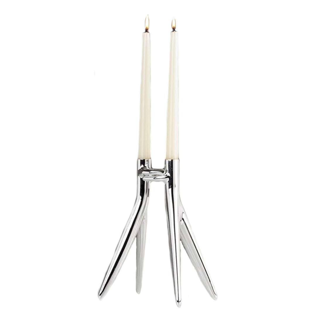 Abbracciaio Candelabra Candle Holders Kartell Chrome