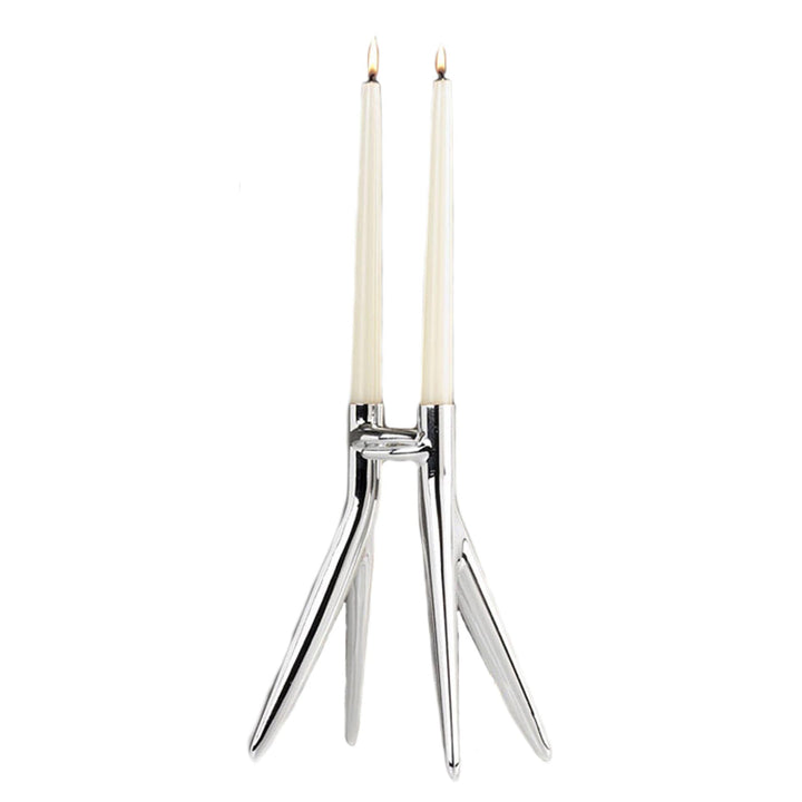 Abbracciaio Candelabra Candle Holders Kartell Chrome