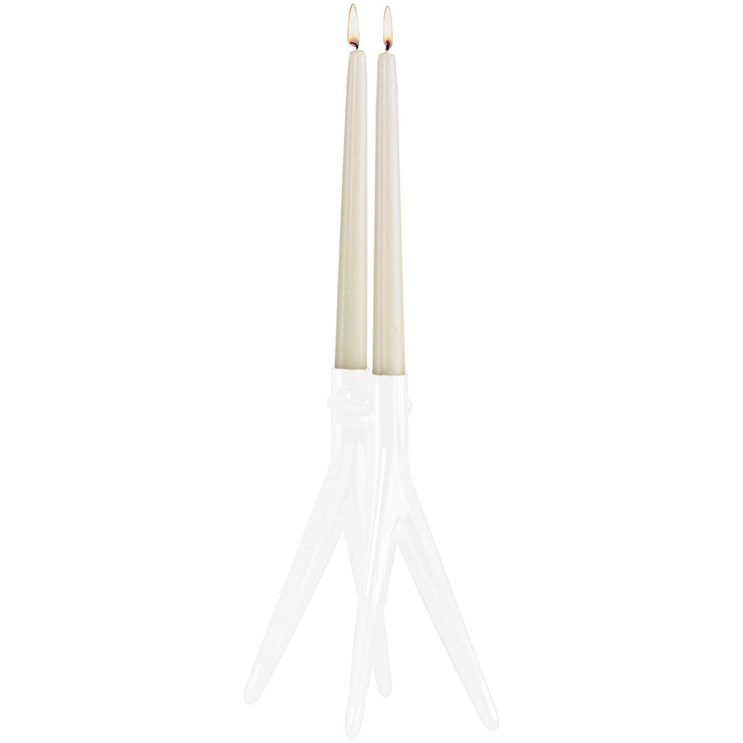 Abbracciaio Candelabra Candle Holders Kartell White
