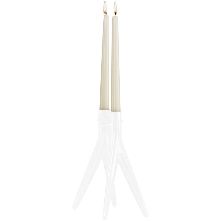 Abbracciaio Candelabra Candle Holders Kartell White