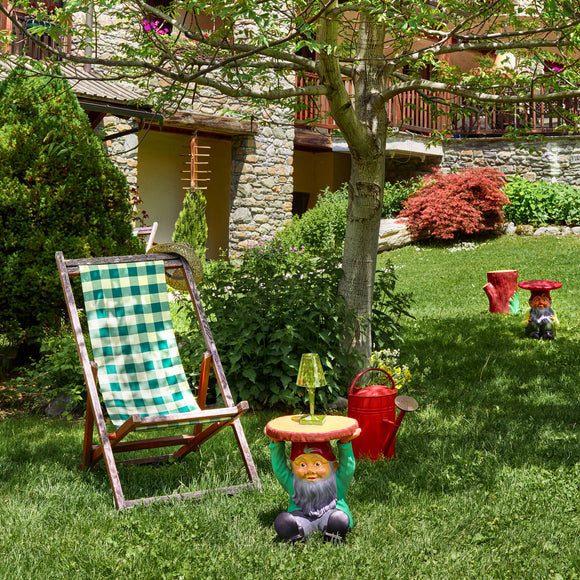 Attilla Gnome Low Stool/Side Table Outdoor Tables Kartell