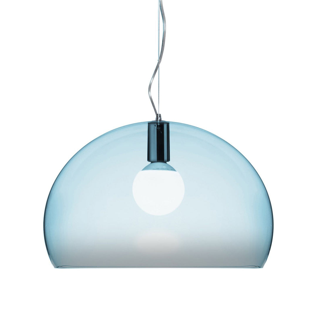 FL/Y Suspension Lamp Lighting Kartell Sky Blue Medium: 20.5 in diameter