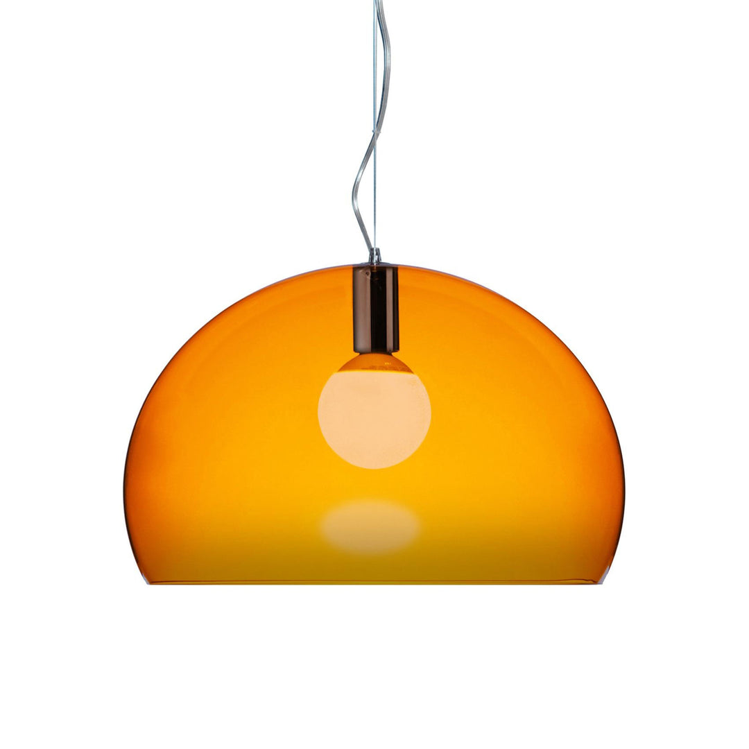 FL/Y Suspension Lamp Lighting Kartell Orange Medium: 20.5 in diameter