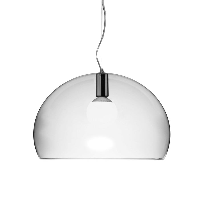 FL/Y Suspension Lamp Lighting Kartell Transparent Medium: 20.5 in diameter