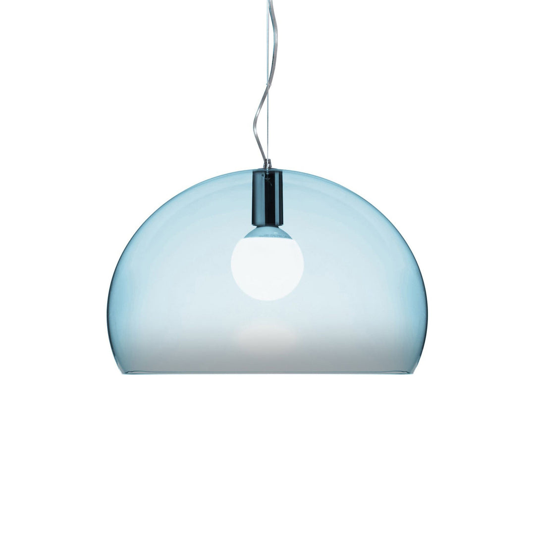 FL/Y Suspension Lamp Lighting Kartell Sky Blue Small: 15 in diameter