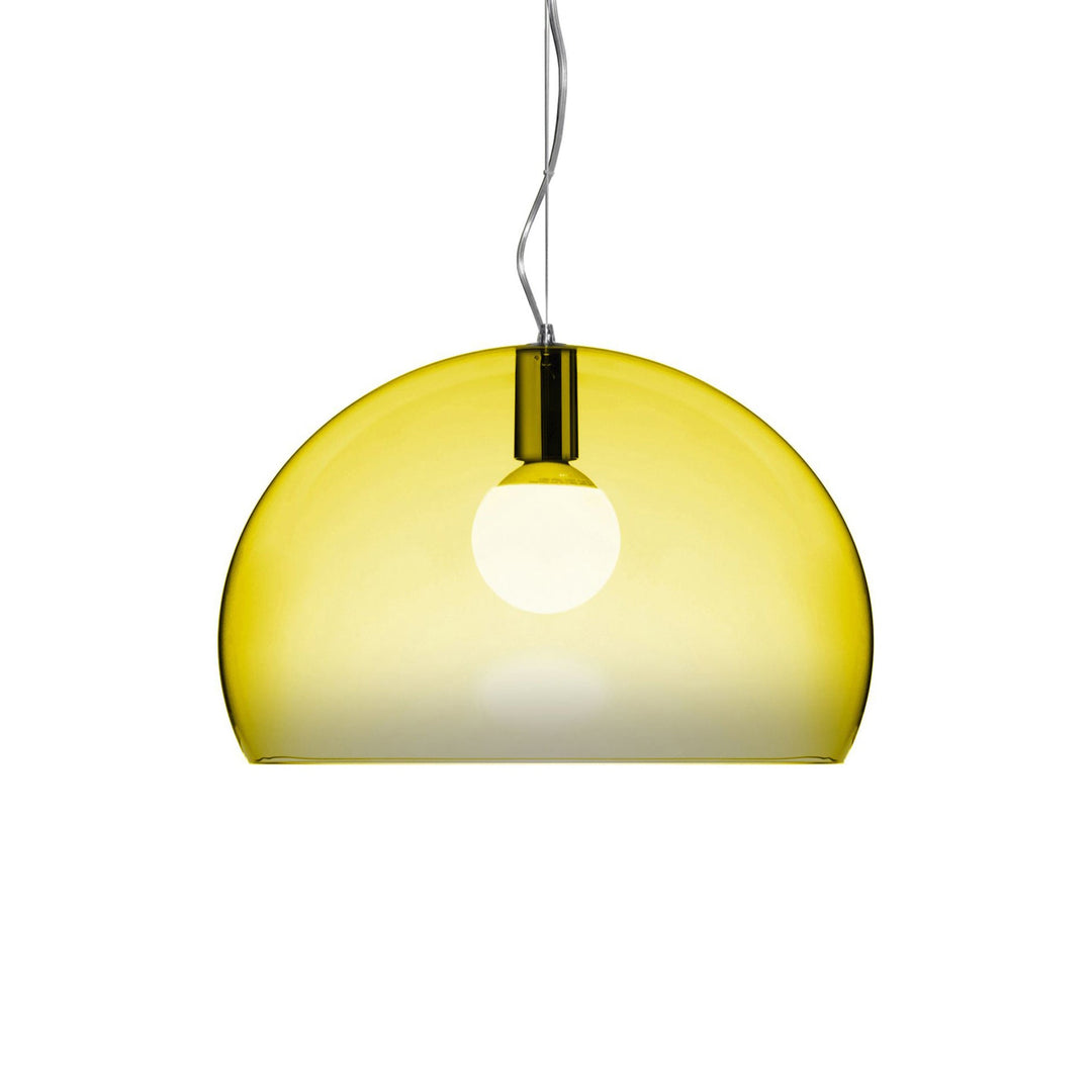 FL/Y Suspension Lamp Lighting Kartell Yellow Small: 15 in diameter