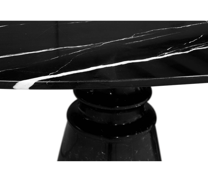 Pietra Oval Xl Nero Marquina Dining Table  Boca Do Lobo   