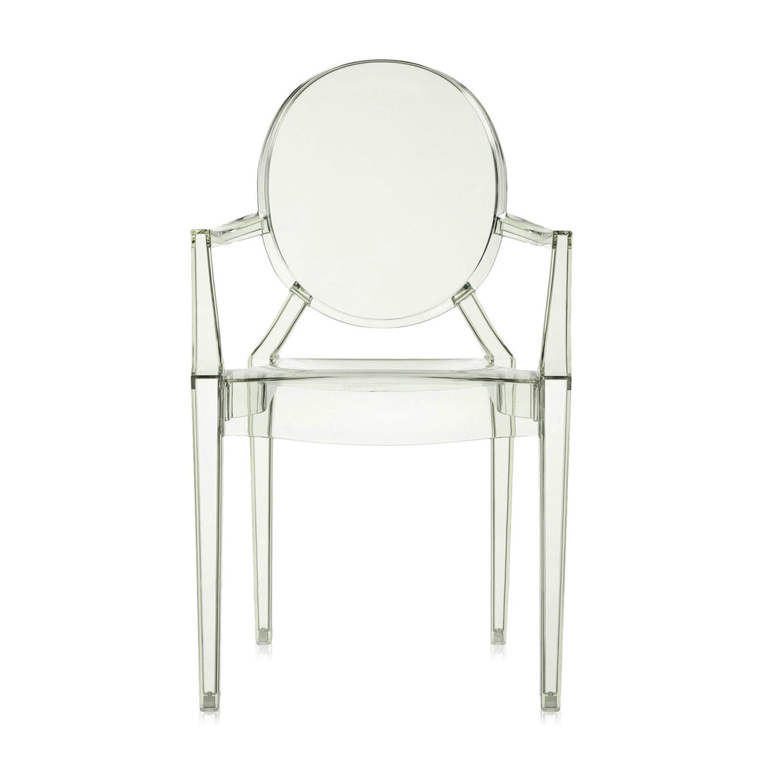 Louis Ghost Chair (Set of 2) Chairs Kartell Crystal Green