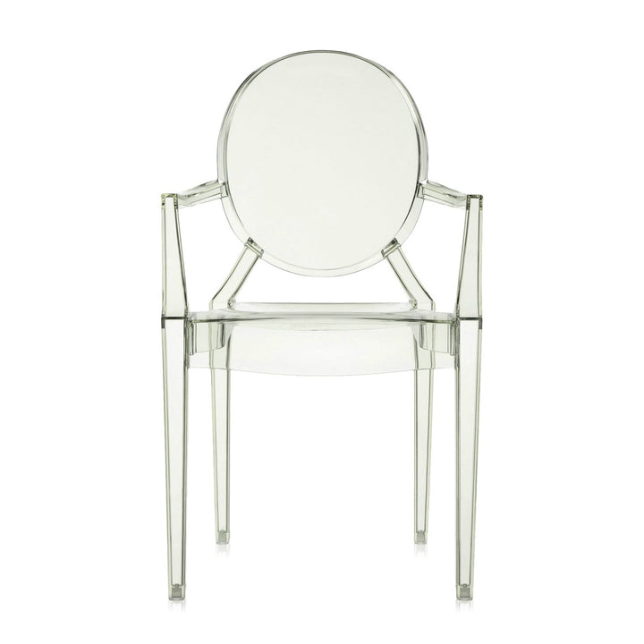 Louis Ghost Chair (Set of 2) Chairs Kartell Crystal Green