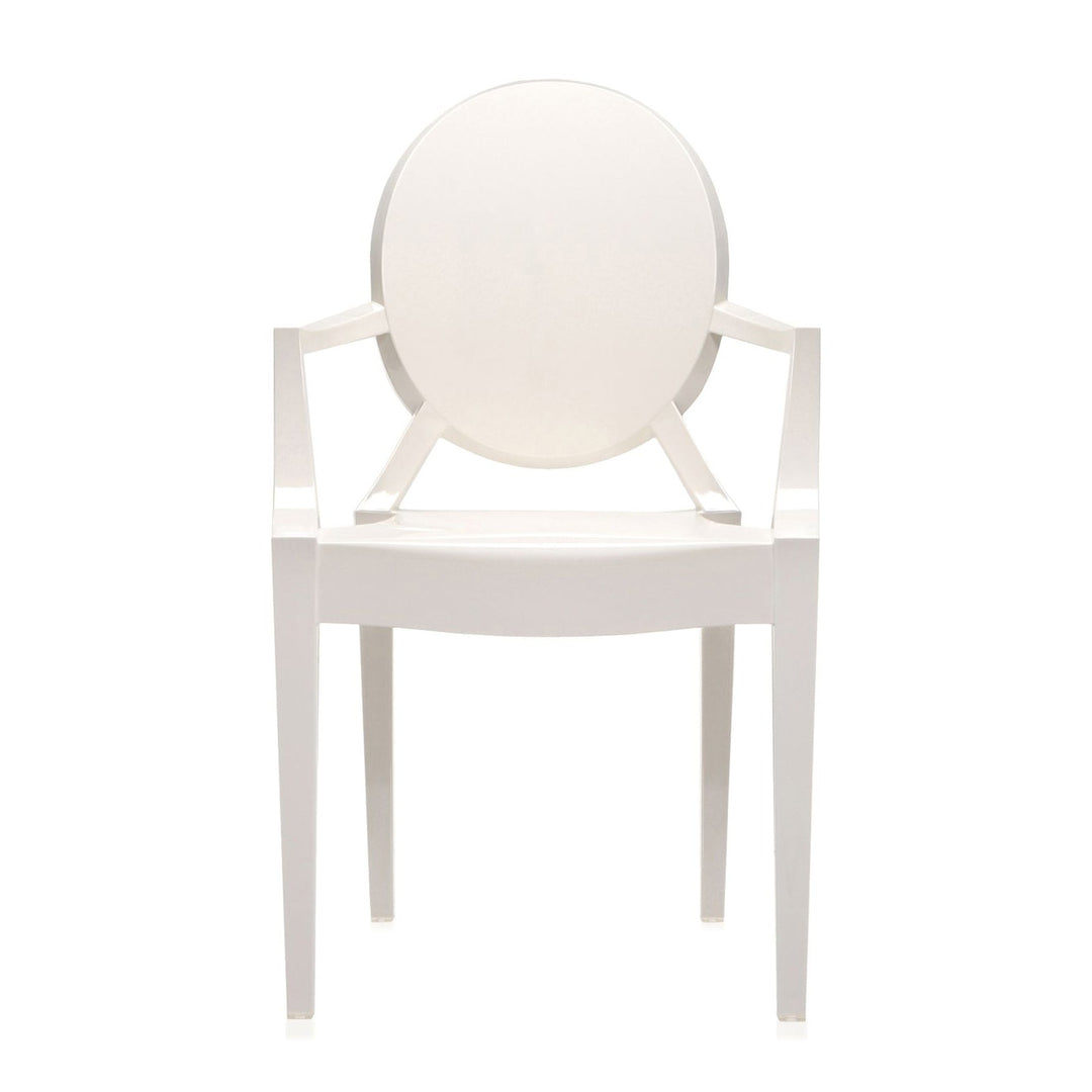 Louis Ghost Chair (Set of 2) Chairs Kartell Glossy White