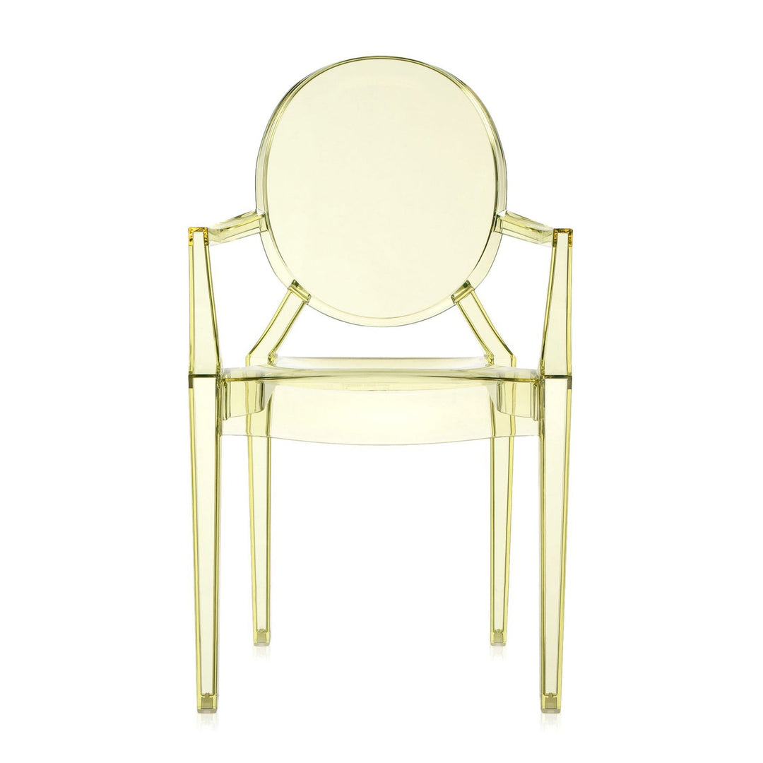 Louis Ghost Chair (Set of 2) Chairs Kartell Straw Yellow