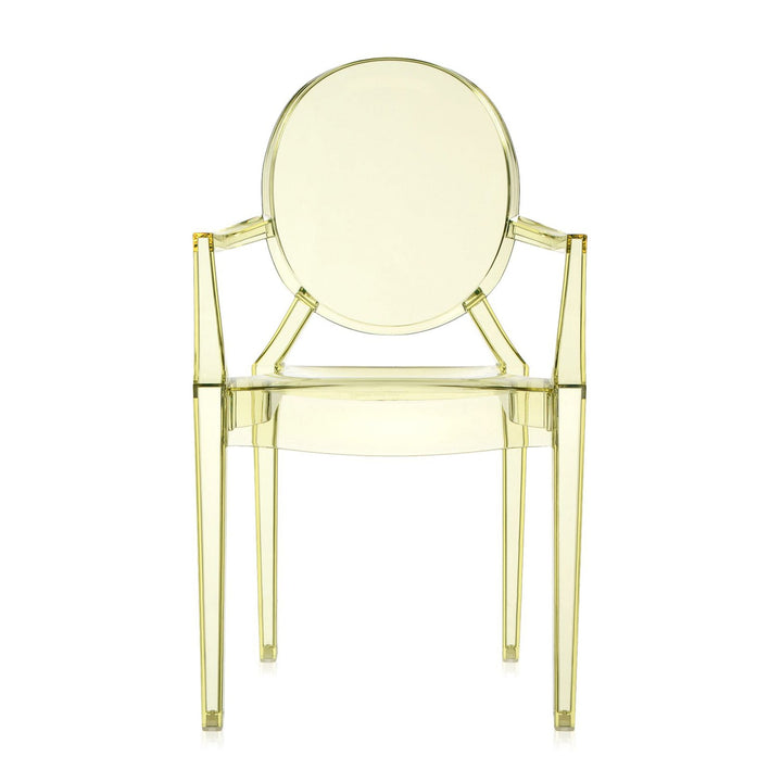 Louis Ghost Chair (Set of 2) Chairs Kartell Straw Yellow