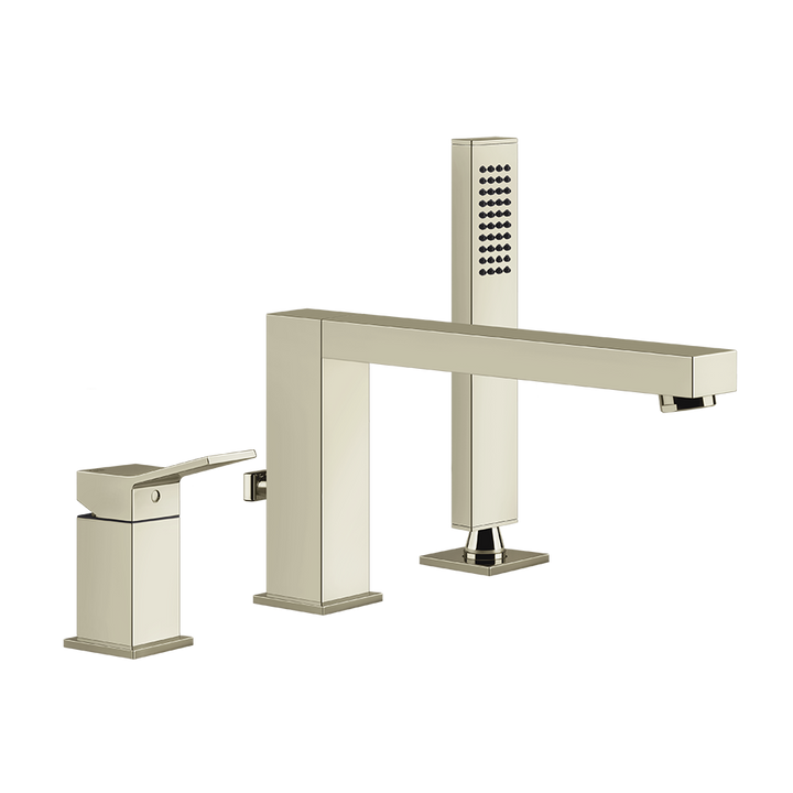 Rettangolo Three Holes Bath Mixer - 53037 Bathroom Accessories GESSI Nickel PVD