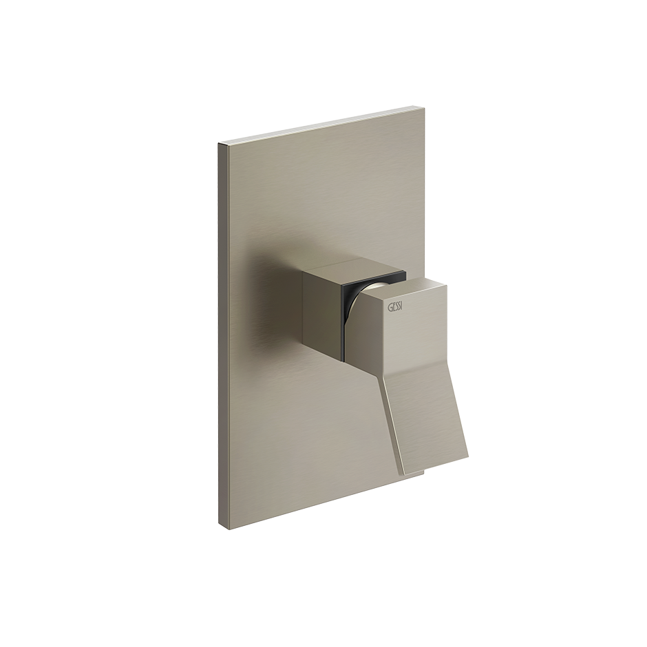Rettangolo Shower Mixer - 53061 Bathroom Accessories GESSI Finox Brushed Nickel