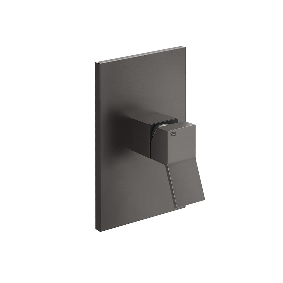 Rettangolo Shower Mixer - 53061 Bathroom Accessories GESSI Black Metal Brushed PVD